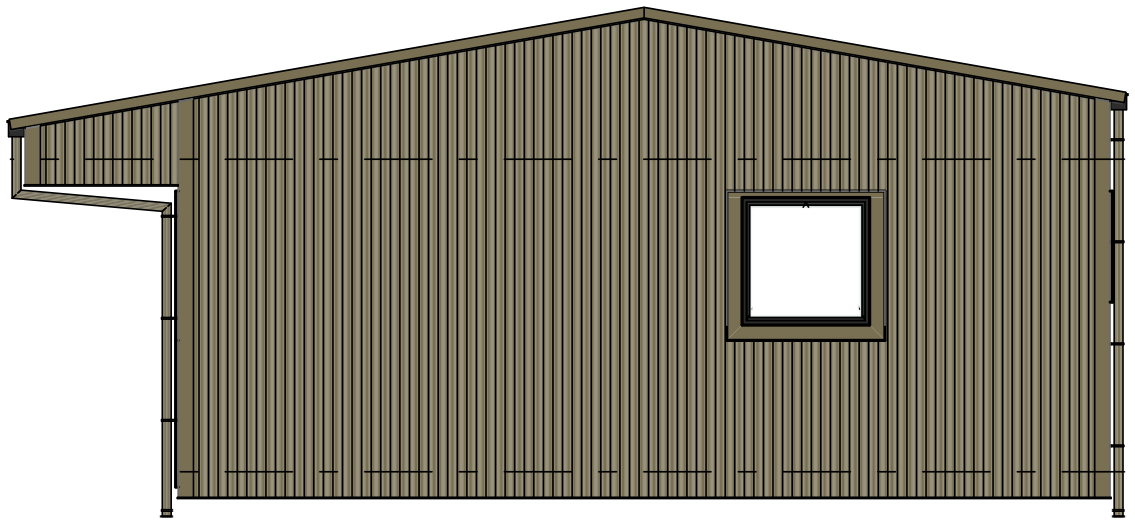 4-bed — Right end elevation